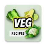 vegetarian recipes android application logo